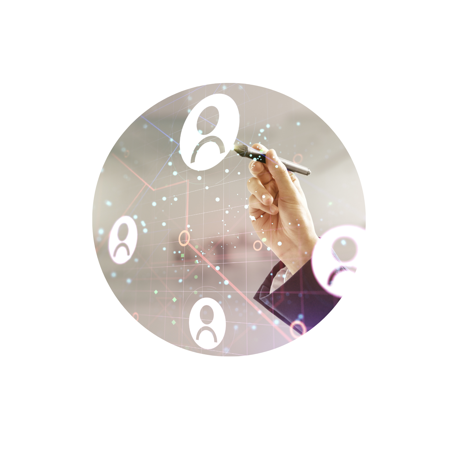 un réseau de personne représenté sous forme de graphique